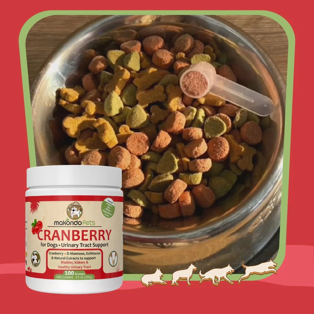 Dog Cranberry Supplement Natural Dog UTI Treatment & Kidney Support for Dogs.